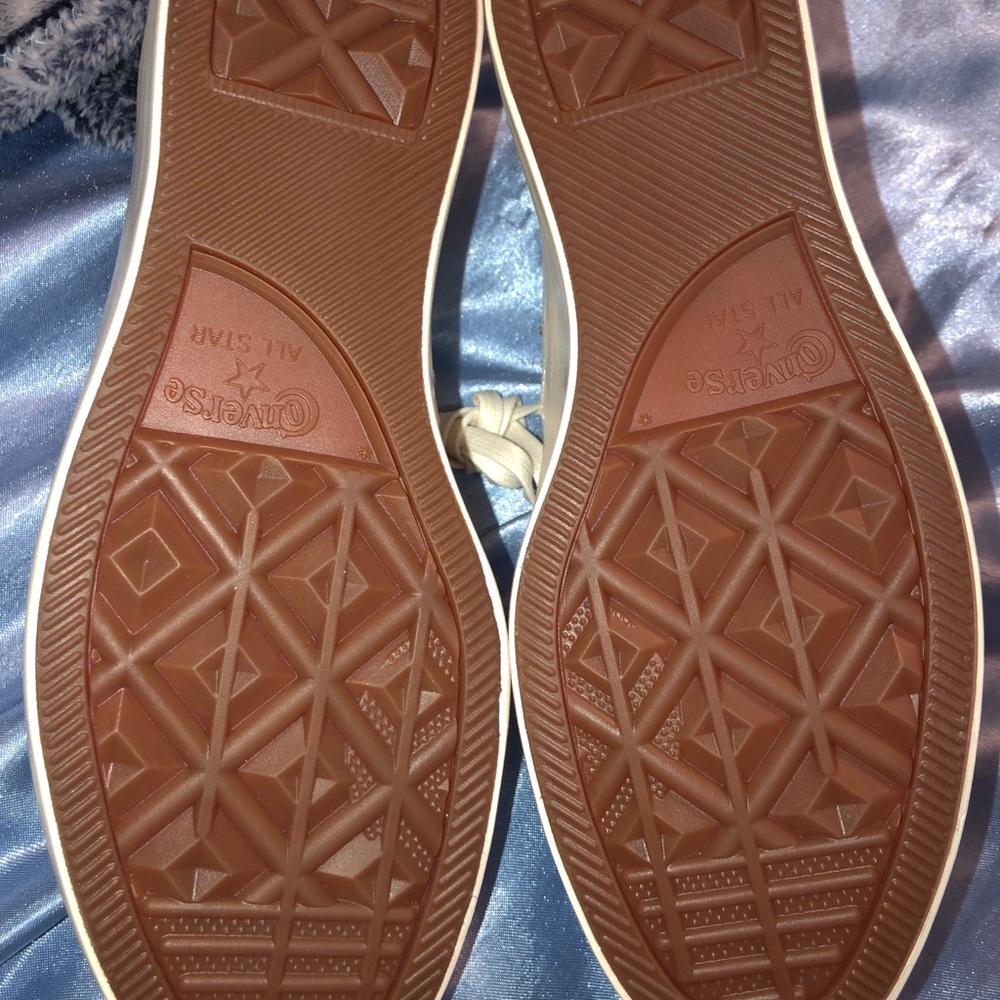 Brand New Leather Converse Platforms “One Star”